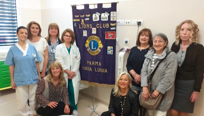 Donazione del Lions Club Parma Maria Luigia per i bambini colpiti da tumore