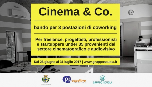 Cinema &amp; Co., il bando per futuri professionisti del settore audiovisivo a Parma