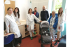 Mattia e gli amici donano fasciatoio e passeggino per i piccoli della Neonatologia del Maggiore