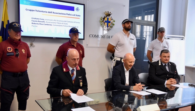 Parma - Il Gruppo Volontario dell&#039;Associazione Polizia di Stato vigilerà anche le zone del Duomo, Battistero e Pilotta