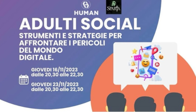 Adulti Social: il 16 e 23 novembre due serate per scoprire le dinamiche della rete e dei social network. Tre esperti a confronto