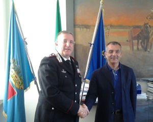 Trespidi incontra il nuovo comandante del Reparto Operativo dei Carabinieri
