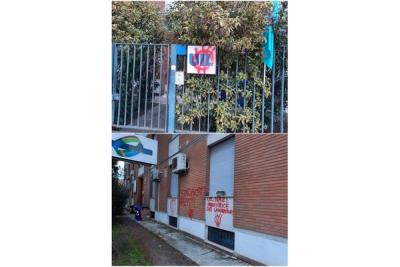 Atti vandalici alla sede UIL di Parma