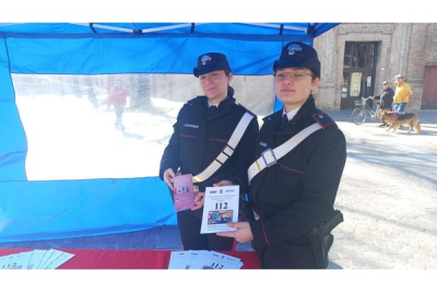 Parma. Festa della Donna: stand dei Carabinieri a sostegno di ogni vittima di violenza
