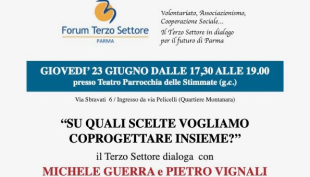 Elezioni Parma, “SU QUALI SCELTE VOGLIAMO COPROGETTARE INSIEME?”