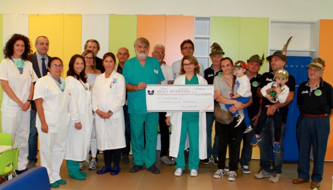Generosa donazione all’Oncoematologia pediatrica del Maggiore in ricordo del piccolo Tommaso Granelli