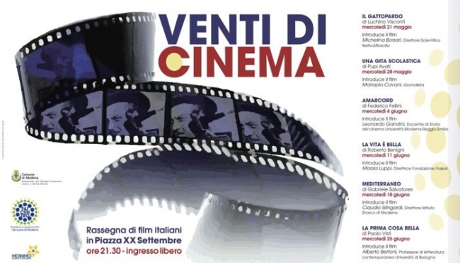 Modena -&quot;Venti di cinema&quot;, questo mercoledì &quot;Una gita scolastica&quot; di Pupi Avati