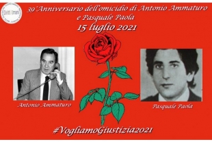 Iniziativa per il 39° anniversario dell&#039;omicidio di Antonio Ammaturo e Pasquale Paola