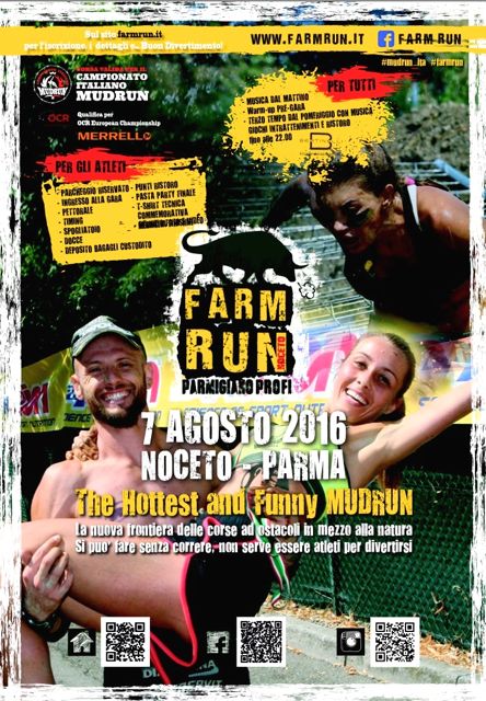 Farm Run 2016 logo Merrell locandina
