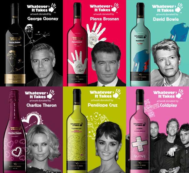 vino personalizzati personaggi famosi