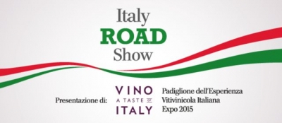 Expo2015- roadshow vinitaly per presentare &quot;Vino-a taste of Italy&quot;