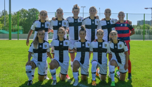 Prima squadra femminile del Parma Calcio, amichevole a Zurigo terminata 1-1