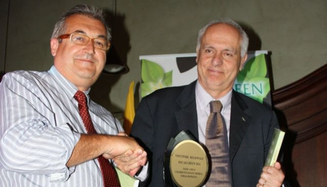 sulla sinistra il Presidente Coldiretti Emilia Romagna Mauro Tonello, sulla destra Graziano Tonelli Direttore Archivio di Stato Parma