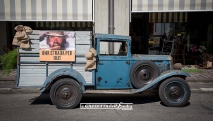 Fontevivo, inaugurata la strada a Bud Spencer - le foto dell&#039;evento