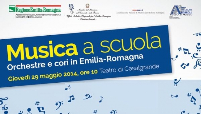 Reggio Emilia - Concerto delle orchestre e dei cori delle scuole dell’Emilia-Romagna a Casalgrande