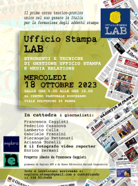 Scadono domani le iscrizioni a quota agevolata per partecipare a Ufficio Stampa LAB