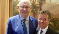 Giorgio Mercuri con il Commissario Hogan