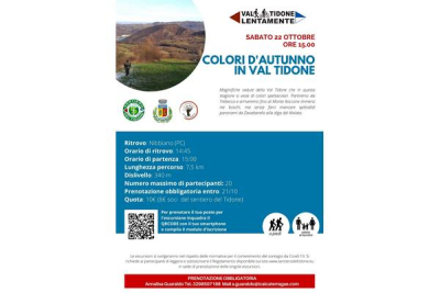 Associazione &#039;Sentiero del Tidone APS&#039; - Escursione a piedi Sabato 22 Ottobre in alta Val Tidone (PC)