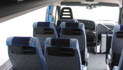Foto interno di un Bus turistico - repertorio