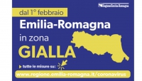 DAL 1° FEBBRAIO, EMILIA-ROMAGNA IN FASCIA GIALLA