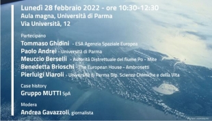 “Acqua dallo Spazio, Spazio all’Acqua”: la più importante risorsa della Terra protagonista lunedì 28 febbraio a Parma