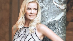 L&#039;attrice Katherine Kelly Lang, Brooke di Beautiful, il 5 novembre al Barilla Center