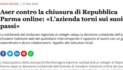 La serrata di Parma Repubblica? un altro duro colpo al pluralismo in città