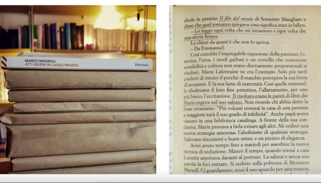 &quot;In punta di penna: rubrica di libri&quot;.  Atti osceni in luogo privato, Marco Missiroli, Feltrinelli Editore