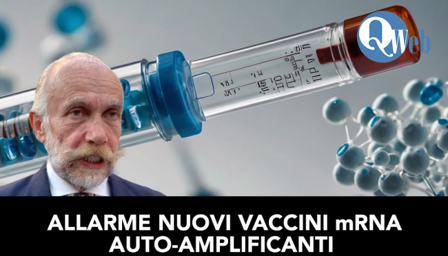 Allarme nuovi vaccini mRNA auto-amplificanti (Video intervista con Andrea Stramezzi)