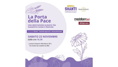 Evento a Meridiano 361 con Azienda agricola Shanti il 23 novembre