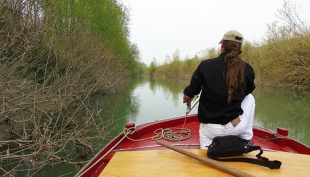 La Zio Pece lungo il fiume Panaro