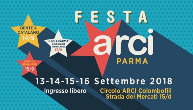 Festa Arci Parma, quattro giorni di eventi: incontri, mostre, spettacoli e Dj set