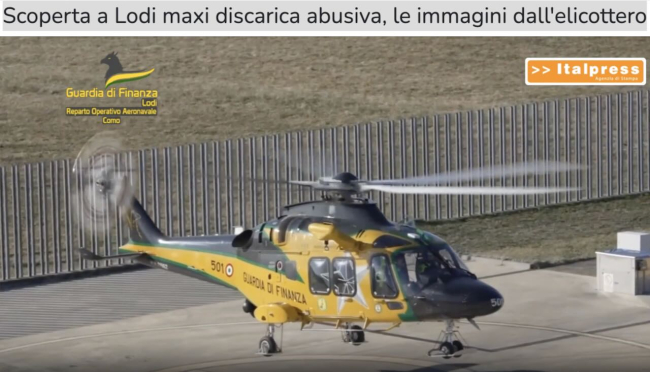 Video News del 14 ottobre 2024. - Scoperta a Lodi maxi discarica abusiva, le immagini dall&#039;elicottero… (video)