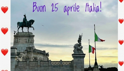 Da Roma, per la Festa Nazionale del 25 aprile.