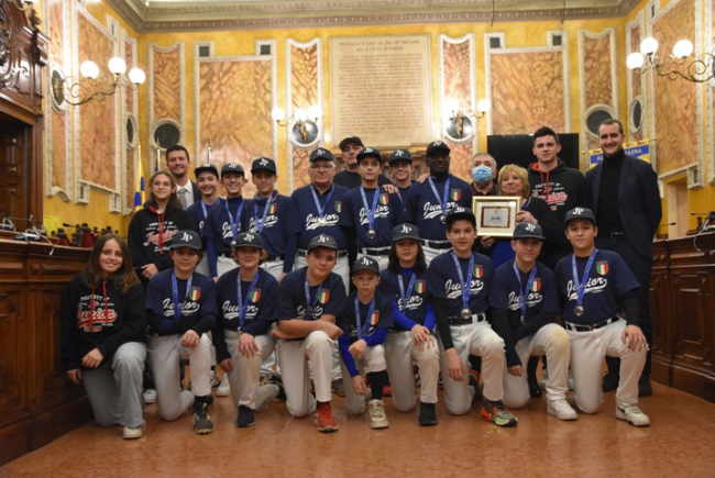 Junior Parma Under 12 Campioni d&#039;Italia: cerimonia di premiazione in Municipio