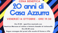 Una cena benefica per festeggiare  i primi 20 anni di Casa Azzurra