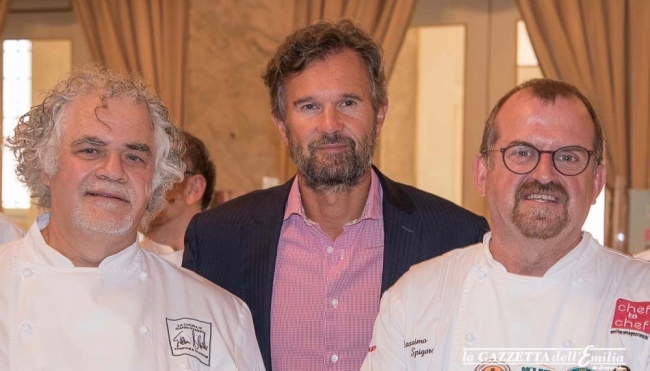 Lo chef Carlo Cracco a Parma per la presentazione di &quot;Settembre Gastronomico&quot;