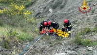 Recupero escursionista nei calanchi di Traversetolo