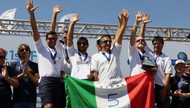 Brasilia 2017 team Italia sul podio