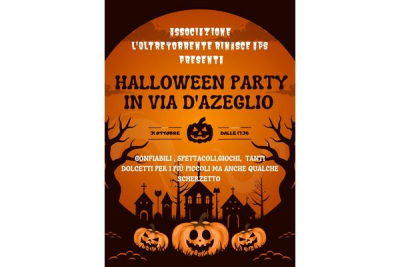 Oltretorrente, il 31 ottobre l’Associazione Oltretorrente Rinasce organizza l’Halloween Party lungo via d’Azeglio: gonfiabili e giochi per i bambini