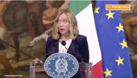 Meloni &quot;La Nato deve evolversi per rispondere alle nuove sfide&quot;... (video)