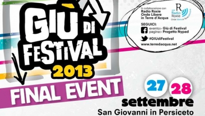 &quot;Giù di festival!&quot; : due giorni dedicati ai giovani dell&#039; Unione di “Terre d&#039;acqua” per fare festa e parlare di lavoro ed Europa