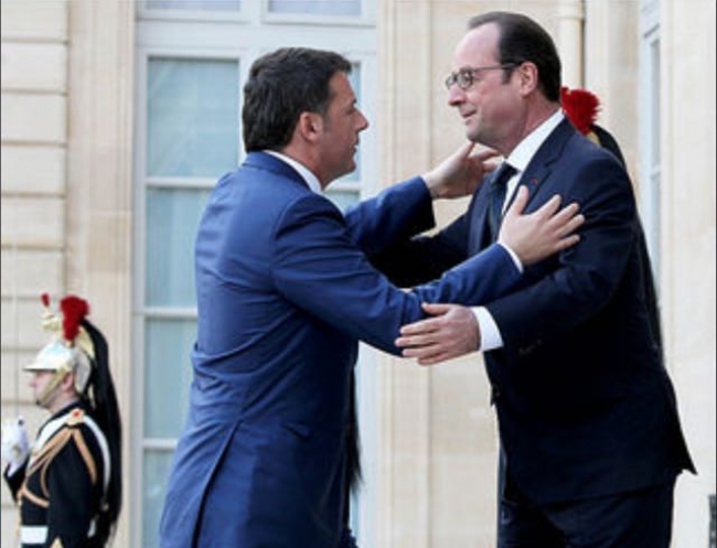 Renzi e Hollande