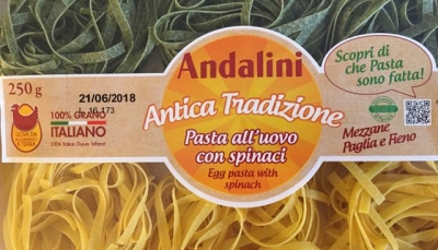 Pasta Andalini. I suoi segreti nel codice QR.