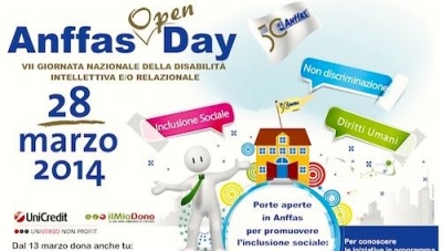 &quot;Anffas Open Day&quot; l&#039;impegno di UniCredit per l&#039;Associazione perché &quot;per una persona con disabilità una famiglia sola non basta&quot;