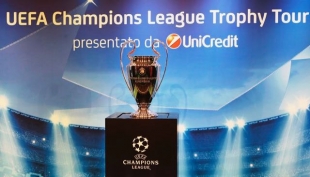Il 3 e il 4 ottobre il trofeo della UEFA Champions League sarà a Bologna
