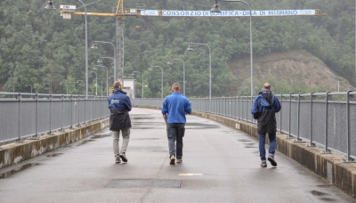 Collaudo della diga di Mignano - Raggiunta la quota massima autorizzata: al via la tracimazione controllata