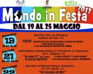 Piacenza, &quot;Mondo in festa&quot; gli appuntamenti del fine settimana