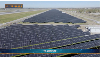 TG AMBIENTE del 26 gennaio  2025 …- Aeroporti, a Fiumicino il più grande impianto fotovoltaico d&#039;Europa - (Video)