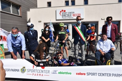 Tappa da 32 Km attraverso Parma per l&#039;handbiker Veronica Frosi